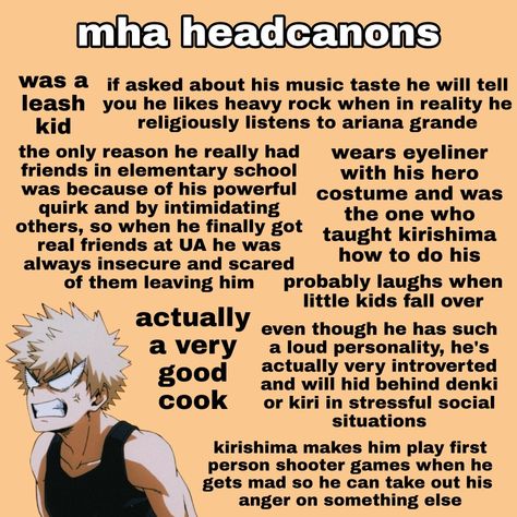 Bf Headcanons, Bakusquad Headcannons, Katsuki Headcanons, My Hero Academia Headcanons, Mha Shifting, Bakugo Headcanons, Mha Headcanons, Bakugou Manga, Tyler Durden