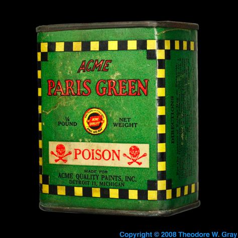 Drop Dead Gorgeous: A TL;DR Tale of Arsenic in Victorian Life | The Pragmatic Costumer Poison Wallpaper, Green Painted Rooms, Paris Green, Victorian Life, The Periodic Table, Horror Novel, Davao, Gothic Horror, Simple Green