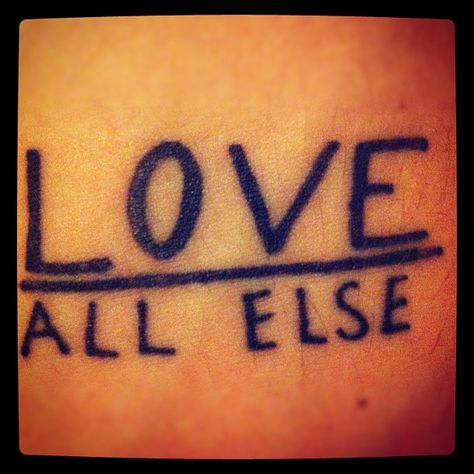 "Love above all else." How have you shown God's love today? Grant Gustin Tattoo, 1 Peter 4 8, Religious Tattoo, Religious Tattoos, Four Letter Words, Love Cover, Grant Gustin, Dream Tattoos, 1 Peter