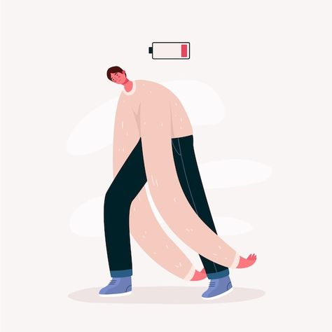 Emotional burnout man with low battery. ... | Premium Vector #Freepik #vector #overload #burnout #office-illustration #working-illustration Emotional Burnout Illustration, Apathy Illustration, After Break Up Illustration, Feeling Sick Illustration, Low Battery Illustration, Exhausted Illustration, Burnout Illustration, Apathy Art, Emotional Illustration