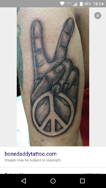 Peace Hand Tattoo, Hand Tattoo Images, Peace Sign Tattoos, Hand Images, Tattoo Images, Peace Sign, Hand Tattoos, Body Art, Tatting