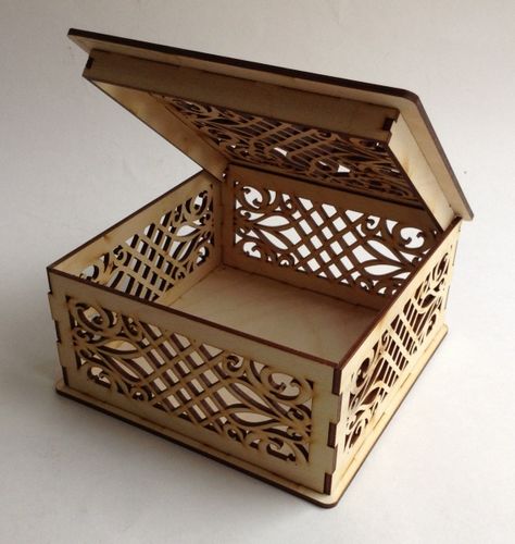 Mdf Boxes Design, Wood Box Design, Wooden Box Designs, Laser Cut Box, Woodworking Tools Workshop, Engraved Box, Laser Engraved Ideas, 3d Cnc, Laser Art