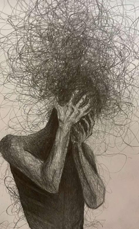 Anger Art, Scary Drawings, Scribble Art, Meaningful Drawings, Deep Art, Charcoal Art, Dark Art Drawings, Dark Art Illustrations, Scary Art