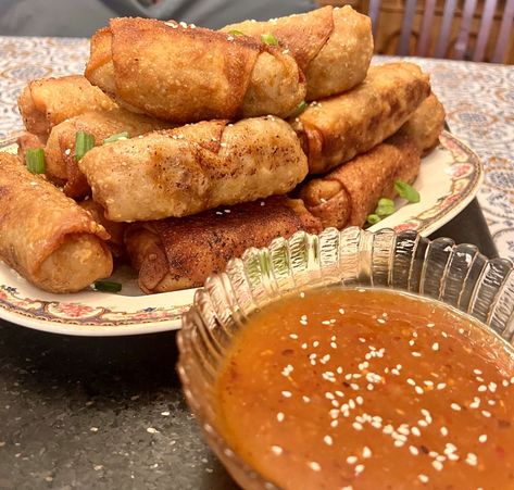 When asked to bring appetizers to a dinner party, Field Staff Writer Natalie Auer knew that venison egg rolls would not only be delicious but would be great for gently introducing venison to people who hadn't tried it before! https://harvestingnature.com/2024/01/26/venison-egg-rolls-2/ Venison Roll Ups, Venison Egg Rolls, Venison Egg Roll In A Bowl, Venison Appetizer Recipes, Stuffed Venison Roast, Venison Appetizers, Inner Loin Venison Recipes, Pot Stickers Recipe, Sweet Chili Dipping Sauce