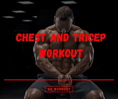 Chest and Tricep Workout Tri Workouts For Men, Chest And Tricep Workout For Men, Chest Tricep Workout, Chest Workouts For Men, Workout Planet Fitness, Tricep Workout Routine, Dr Workout, Tri Workout, Chest And Tricep Workout