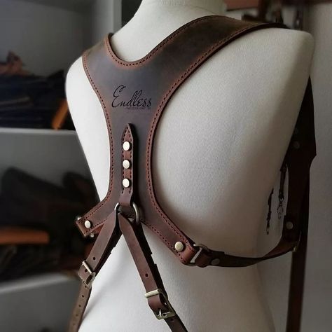 Leather Straps Harness, Leather Harness With Straps, Leather Camera Harness, Leather Camera Bag With Adjustable Strap For On-the-go, Leather Camera Bag With Detachable Strap For On-the-go, Leather Camera Strap, Leather Harness, Photographer Gifts, Camera Straps