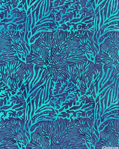 Coral Reef Batik - Ocean Blue Sea Pattern Design, Coral Print Pattern, Coral Pattern Design, Beach Pattern Design, Print Fabric Design, Coral Reef Print, Ocean Pattern, Sea Pattern, Beach Pattern