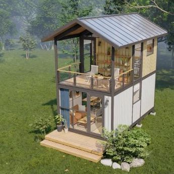 Small House Design Ideas - Minh Tai Design 21 I want to give you inspiration, share my visions and my dream house. I hope you like it Get more house design visit my channel and don't forget to subscribe: https://www.youtube.com/@MinhTaiDesign Thank you so much! #smallhousedesign #housedesignideas #minhtaidesign Homes Design Ideas, Small House Design Ideas, Small House Design Philippines, Circle House, My Dream House, Wooden House Design, Small House Layout, Small Wooden House, House Design Ideas