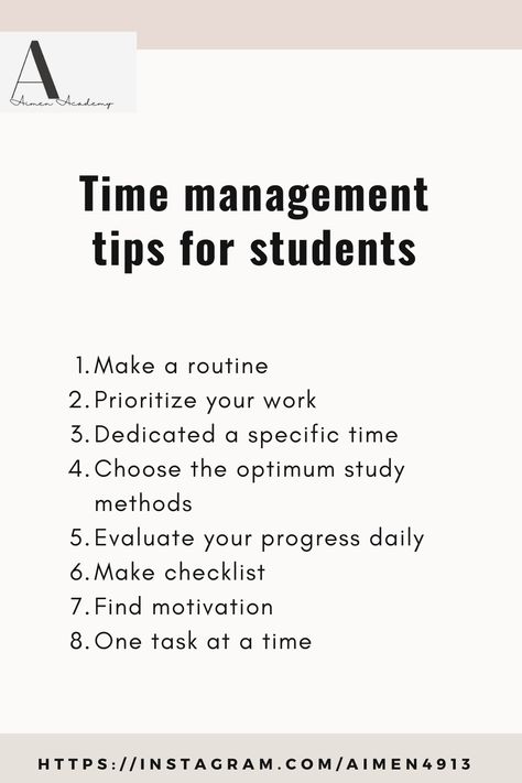 Time management tips for students Time Management Essay, Time Management Tips For Students, Time Management For Students, How To Get Smarter, Students Life, Aesthetic Routines, Empty Notebook, Good Study Habits, Studying Tips