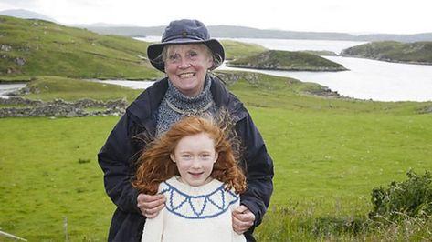 Mairi Hedderwick: I am Katie Morag - BBC News Katie Morag, Glasgow Library, Well Images, Family Units, Popular Series, Image Caption, Islands Of Adventure, Television Program, Working Class