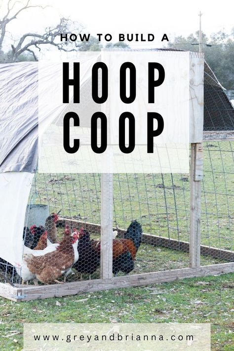 homemade diy chicken coop Hoop Chicken Coop, Easy Diy Chicken Coop Plans, Chicken House Diy, Moveable Chicken Coop, Hoop Coop, Easy Diy Chicken Coop, Chicken Coop Designs Diy, Cheap Chicken Coops, Backyard Coop