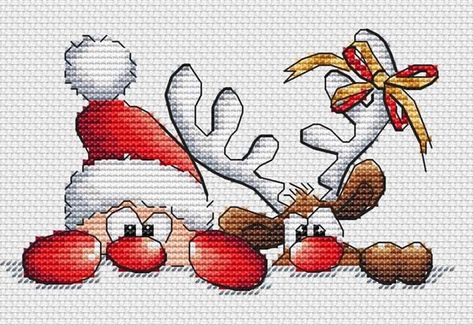 Christmas Cross Stitch Patterns Free, Cross Stitch Pattern Christmas, Free Cross Stitch Pattern, Holiday Cross Stitch, Xmas Cross Stitch, Cross Stitch Christmas, Cross Stitch Christmas Ornaments, Cross Stitch Love, Cross Stitch Cards