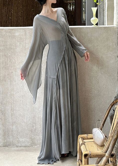 Cotton Maxi Dresses, Maxi Dresses Long Sleeve, Neck Wrinkles, Comfortable Room, Cotton Maxi, Maxi Dress Cotton, Dresses Long Sleeve, Boho Stil, Cup Size