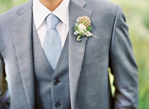 March Wedding Colors, Wedding Suits Men Blue, Blue Groomsmen, Popular Wedding Colors, March Wedding, Dusty Blue Weddings, Groomsmen Suits, Gray Weddings, Gray Suit