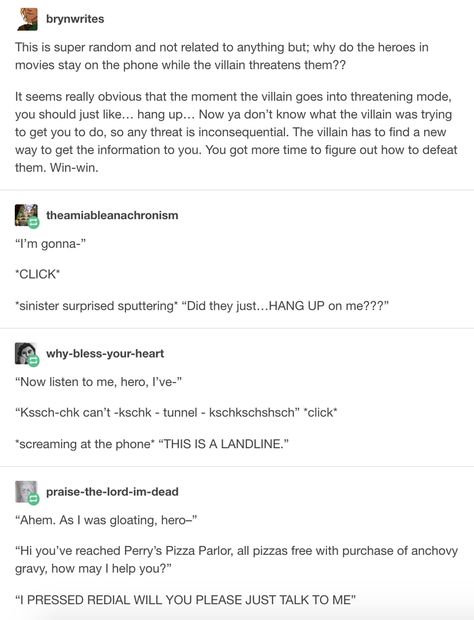 17 Tumblr Posts About Movies That Are Honestly Pretty Funny Prompts Dialogue, Dialogue Ideas, Hilarious Tumblr Posts, Funny Superhero, Tumblr Writing, Writing Prompts Romance, Writing Prompts Funny, Story Writing Prompts, Writing Prompts For Kids