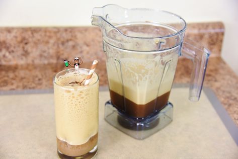 Henry's Cold Brew Coffee Fog made in the All New Vitamix AER Disc Container! Best Chocolate Milk, Vitamix Ice Cream, Blender Drinks, Iced Cappuccino, Canned Juice, Vitamix Blender, Vitamix Recipes, Best Blenders, Premium Chocolate