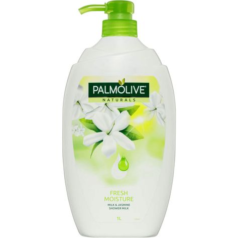 Palmolive Fresh Moisture Milk & Jasmine Body Wash Shower Gel Jasmine Body Wash, Female Products, Jasmine Fragrance, Mild Cleanser, Body Scrubs, Milk Protein, Body Care Routine, Olive Fruit, Body Scrub