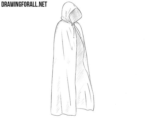 Cloak Drawing, How To Draw Shirts, Animation Drawing Sketches, Alluka Zoldyck, Tree Drawings Pencil, Sketch Poses, Drawing Lesson, Fantasy Drawings, Doll Diy Crafts