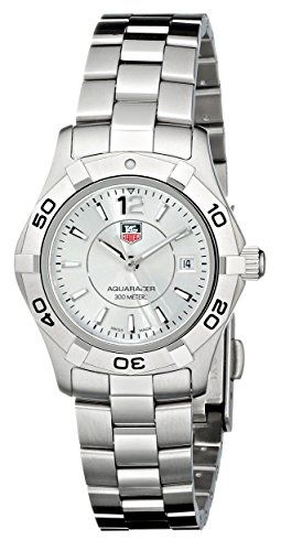 Women's WAF1412.BA0823 "Aquaracer" Stainless Steel Dive Watch Technology Architecture, Tag Heuer Women, Womens Designer Watches, Heart Rate Monitor Watch, Tag Heuer Watch, Invicta Watches, Watch Women, Womens Watches Luxury, Seiko Watches