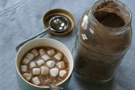 Dark Hot Chocolate Mix Recipe, Dark Chocolate Hot Cocoa Mix Recipe, Dark Hot Chocolate, Hot Cocoa Mix Recipe, Cocoa Powder Recipes, Hot Chocolate Mix Recipe, Homemade Dark Chocolate, Dark Chocolate Recipes, Homemade Hot Chocolate Mix