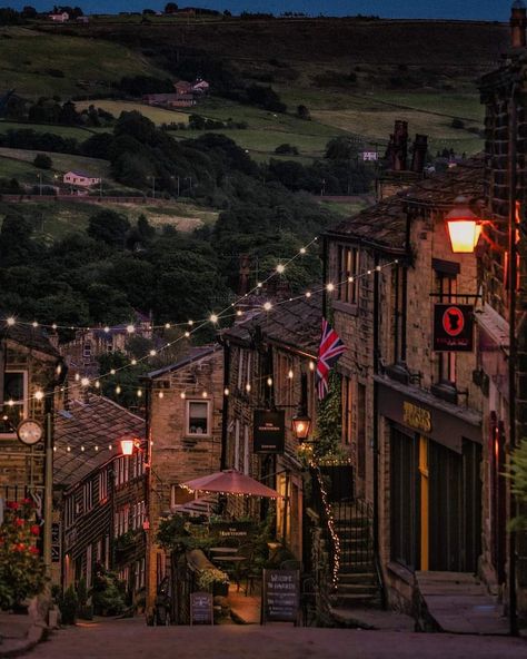 City Streets Photography, England Travel Guide, City Landscape, Beautiful Villages, West Yorkshire, Summer Dream, England Travel, City Aesthetic, Pretty Places