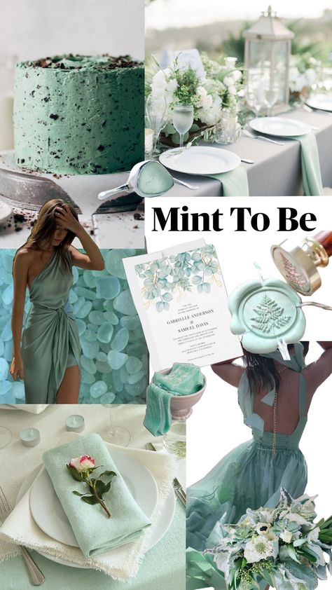 Bridal Shower Theme. Mint To Be🌊🌱🍀 Mint To Be Bridal Shower Theme, White Bridal Shower Theme, Engagement Theme, Moh Duties, Engagement Themes, Bridal Party Games, Bridal Shower Inspo, Wedding Shower Themes, Bridal Events