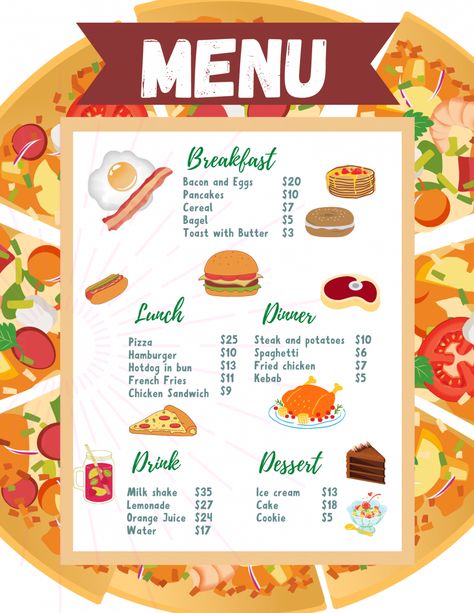 Play Restaurant For Kids, Pretend Restaurant, Printable Pretend Play, Best Paper Airplane, Play Restaurant, Play Menu, Kids Restaurants, Dramatic Play Printables, Make A Paper Airplane