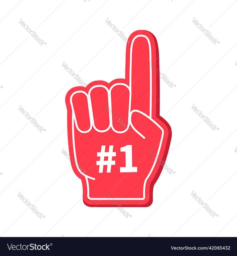 Sports Bulletin Boards, Support Symbol, Gloves Illustration, Abi Logo, Gloves Drawing, Basketball Signs, Foam Finger, Fan Hand, Pointing Fingers