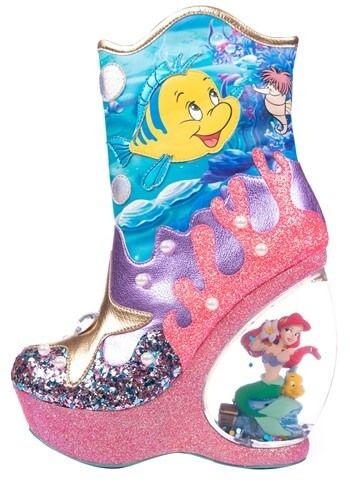 Irregular Shoes, Jordan High Heels, Princess Boots, Mermaid Heels, Mermaid Water, Funny Shoes, Irregular Choice Shoes, Disney Shoes, Irregular Choice