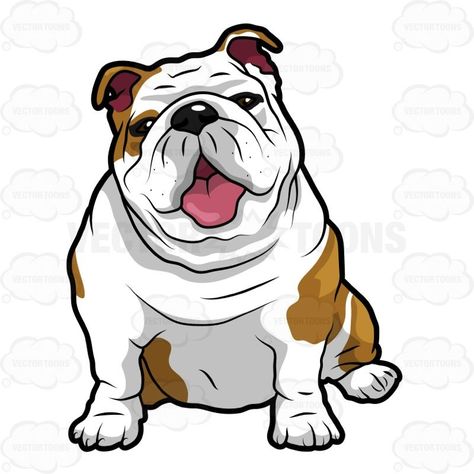 Bulldog Drawing, Bulldog Clipart, Bulldog Tattoo, English Bulldog Puppies, Bulldog Art, Old English Bulldog, English Bulldog Puppy, Bulldog Puppies, Cartoon Clip Art