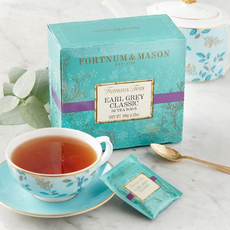 Tea Bags & Selection Boxes | Fortnum's Tea - Fortnum & Mason Fortnum And Mason Tea, English Afternoon Tea, Black Tea Bags, Fortnum Mason, British Tea, Tea Biscuits, Bergamot Oil, Fortnum And Mason, Grey Tea