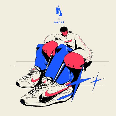 Fashion Art Direction, Sneakers Illustration, Football Illustration, Graffiti Illustration, Shoes Illustration, Sport Illustration, Sneaker Art, Illustration Fashion, Flat Illustration