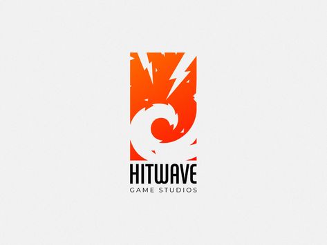 Hitwave Game Studios by Cajvanean Alexandru on Dribbble Multimedia Illustration, Video Logo Design, Logo Design Aesthetic, Aesthetic Logo Design, Tv Vector, Emotion Expression, Art Logo Design, Feminine Logo Design, Logo Design Agency