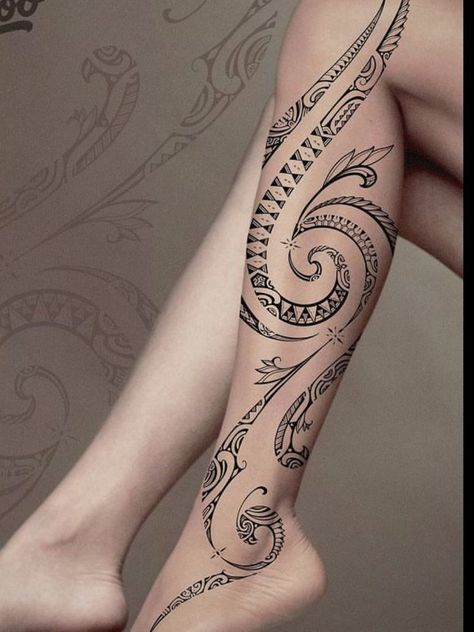 Kids Initial Tattoos, Maori Tattoo Frau, Polynesian Tattoos Women, Unique Tattoos For Women, Molecule Tattoo, Henna Style Tattoos, Filigree Tattoo, Rose Shoulder Tattoo, Wrap Tattoo