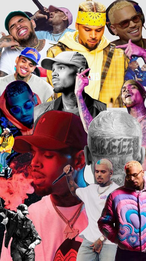 #chrisbrown Brown Wallpaper Collage, Chris Brown Concert, Celebrity Collage, Chris Brown Photos, Chris Brown Photoshoot, Rapper Wallpaper, Tupac Wallpaper, Chris Brown Wallpaper, Chris Brown X