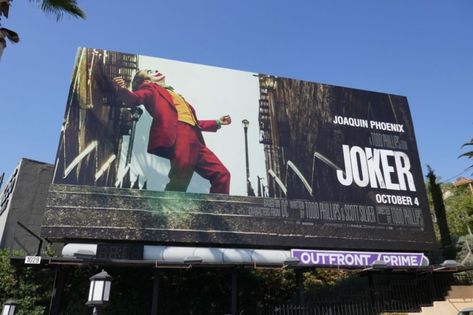 Cinema Billboard Design, Spotify Billboards, Movie Billboard, Billboard Template White, Joker Movie, Billboard Memes, City Games, Bob Kane, Batman Arkham City