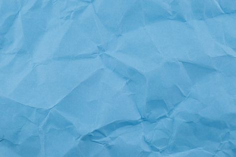 Blue crumpled paper texture background P... | Premium Photo #Freepik #photo #background #abstract-background #abstract #card Blue Paper Texture Backgrounds, Blue Paper Aesthetic, Blue Presentation Background, Color Paper Background, Blue Paper Background, Blue Scrapbook Paper, Blue Textured Background, Wrinkled Paper Background, Blue Paper Texture