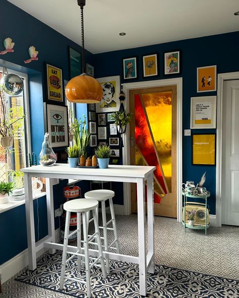 Paula M (@unfinished_reno14) • Instagram photos and videos Pop Arcade Interior Design, Arcade Interior Design, Arcade Interior, Maximalist Interior, How To Eat Less, Future House, Vintage Furniture, Bold Colors, House Interior