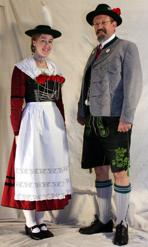 FolkCostume&Embroidery | Women's Costume of Miesbach region, Upper Bavaria, Germany German Wedding Dress, German Traditional Clothing, Traditional German Clothing, Germany Outfits, German Costume, German Outfit, German Dress, Business Professional Outfits, Oktoberfest Outfit