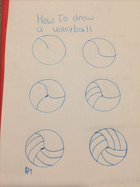 How to draw a volleyball Volleyball Rock Painting Ideas, Volley Ball Poster Ideas, How To Draw A Volleyball, Drawing Volleyball, Volleyball Drawings, Volleyball Aesthetic Drawing, Easy Drawings Volleyball, Volleyball Sketches To Draw, Volleyball Drawing