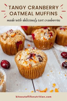 Oatmeal Cranberry Muffins, Healthy Cranberry Muffins, Cranberry Oatmeal Muffins, Uterine Health, Easy Breakfast Muffins, Cranberry Recipes Muffins, Cranberry Oatmeal, Cranberry Orange Muffins, Orange Muffins