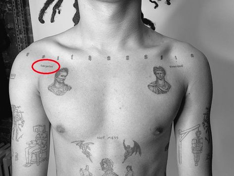 Luka Sabbat’s 31 Tattoos & Their Meanings – Body Art Guru Xii Tattoo, Born Sick Tattoo, Lukka Sabbat, Eve Tattoo, America Tattoo, Luka Sabbat, Flying Bird Tattoo, Petit Tattoo, Sick Tattoo