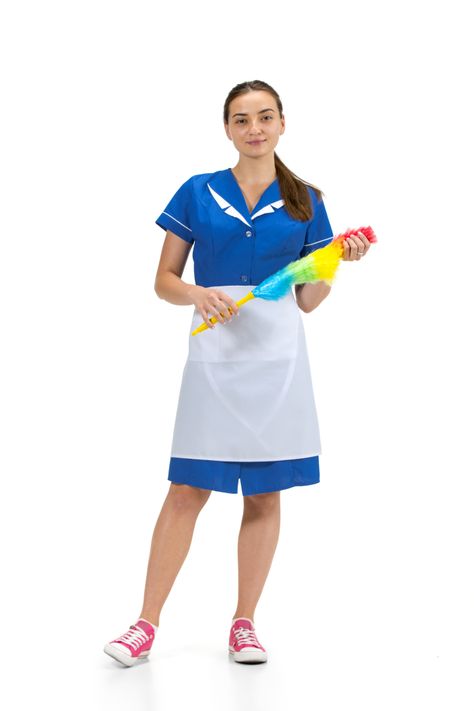 House Cleaning Uniform Ideas, Cleaning Lady Costume, Cleaning Company Uniform Ideas, Modern Housekeeping Uniform, Housekeeping Staff Uniform, Housekeeping Uniform Cleaning Maids, Housekeeping Uniform, Medical Fashion, Cleaning Lady