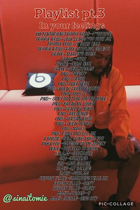 I've been in my feelings so I created a playlist ✌ In Feelings Playlist, In Your Feelings Playlist, In My Feels Playlist, In My Feelings Playlist, Feelings Playlist, Baddie Playlist, Rap Playlist, Playlist Ideas, Feeling Song