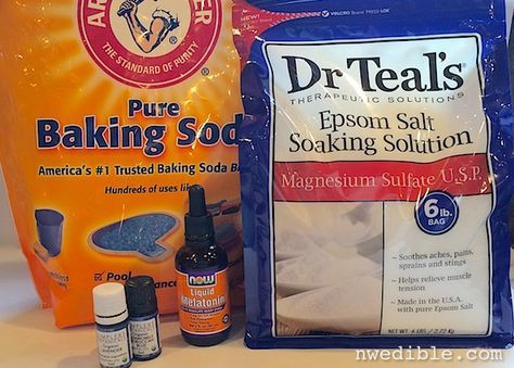 Relaxing Bath Soak - liquid melatonin Melatonin Bath Soak Diy, Diy Bath Soak, Milk Baths, Natural Hormones, Money Savers, Chamomile Essential Oil, Bed Time, Milk Bath, Relaxing Bath