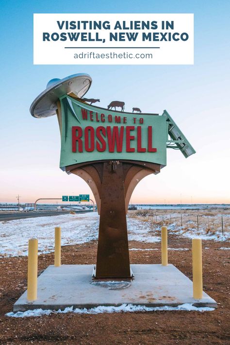 Aliens and a UFO Crash: Things to Do in Roswell, New Mexico Calvi Corsica, New Mexico Road Trip, Alien Crafts, Travel New Mexico, Southwest Usa, Mexico History, Roswell New Mexico, American Road Trip, West Texas