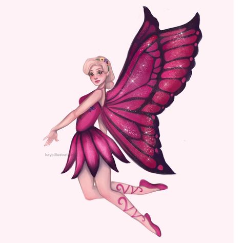 Barbie Mariposa Fanart, Drawing Tiktok, Movies Fanart, Barbie Drawings, Barbie Fanart, Fantasy Oc, Bookmark Images, Mystic Girls, Barbie Drawing