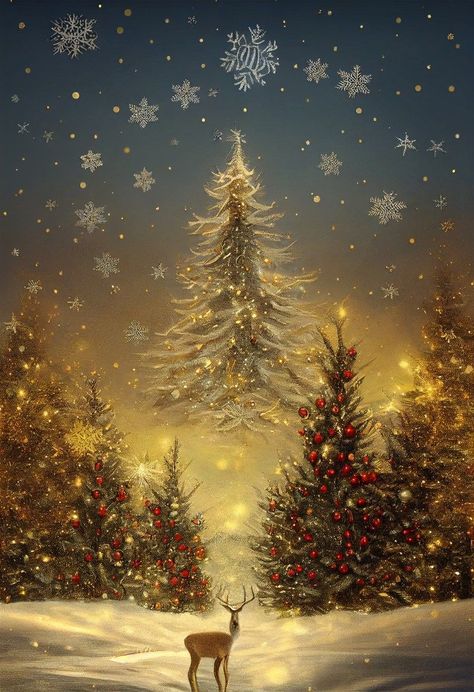 Christmas Tree Images Free, Christmas Scenes Wonderland Vintage, Christmas Scenery Pictures Holidays, Christmas Images Printable, Picture Of Christmas Tree, Beautiful Christmas Pictures, Christmas Tree Paintings, Vintage Christmas Pictures, Vintage Christmas Wallpaper