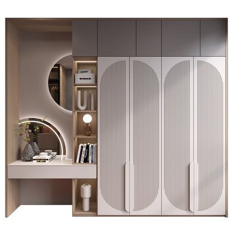 Modern Wardrobe Design, Wardrobe Design Ideas, Bad Room Design, Decor Cabinet, Glass Wardrobe, Wooden Wardrobe Design, Wardrobe Design Modern, Floor Furniture, House Main Door Design