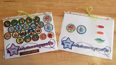 Girl Scout Badge Presentation, Badge Presentation Ideas, American Heritage Girls Badge, American Heritage Girls Ahg, Ahg Badge, Girl Scout Bridging, Brownie Badges, Girl Scout Troop Leader, Girl Scout Patches